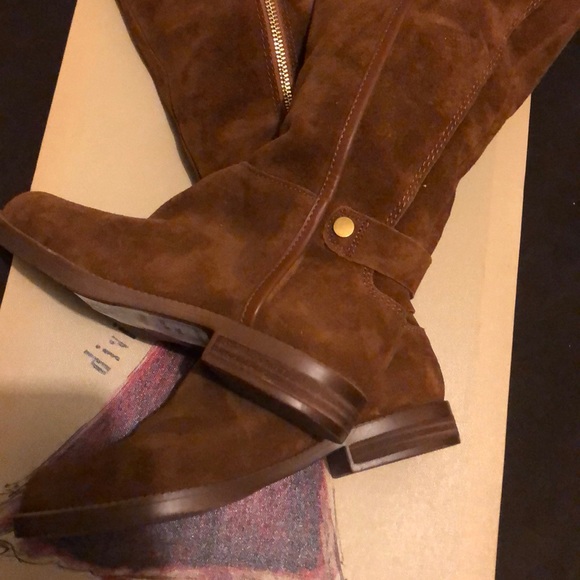 👢💎👧🏼 NWT💎4m👧🏼Wide Calf💎Tall👢Cognac👧🏼💎 - Picture 5 of 9